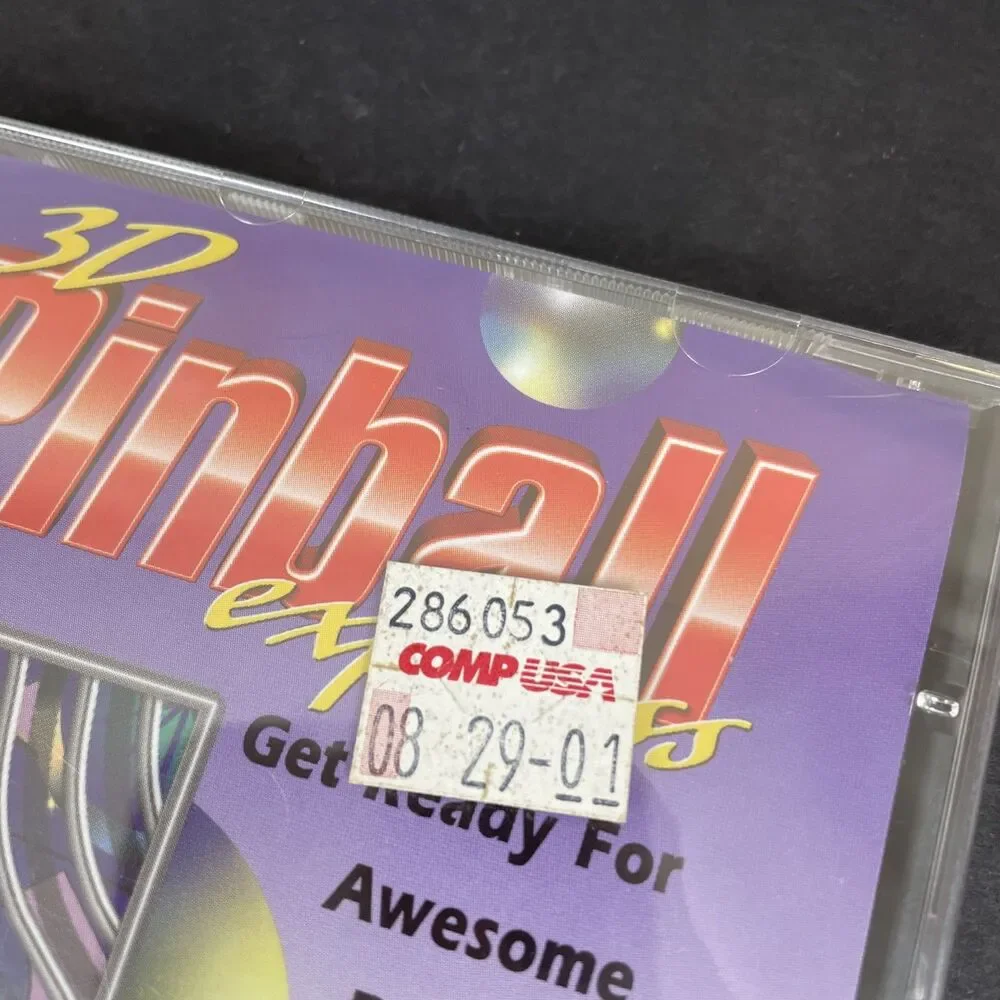 3D Pinball Express PC Game Windows 95 4 Games 3 Levels New Sealed Vintage ‘01